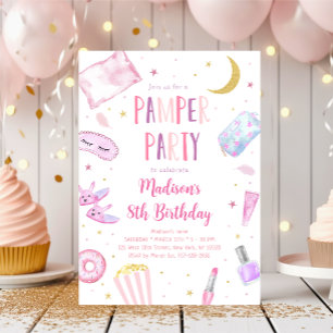 Tween Girl Pamper Party Verjaardag Kaart