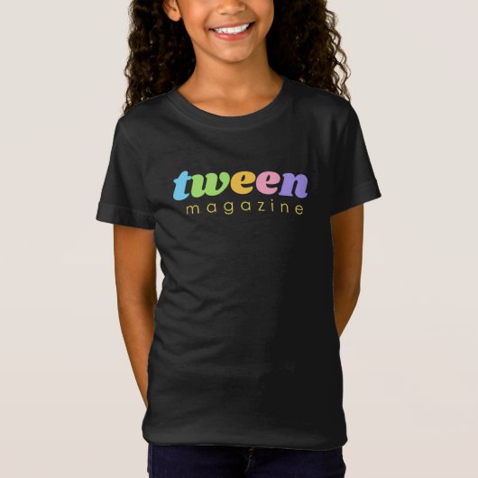 Tween Magazine Tshirt voor meisjes (Voorkant)