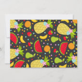 Tweepartijenuitnodiging 2e verjaardag kaart (Achterkant)