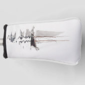 Tweesmasted Schooner met Dory door Winslow Homer Golfheadcover (Voorkant)