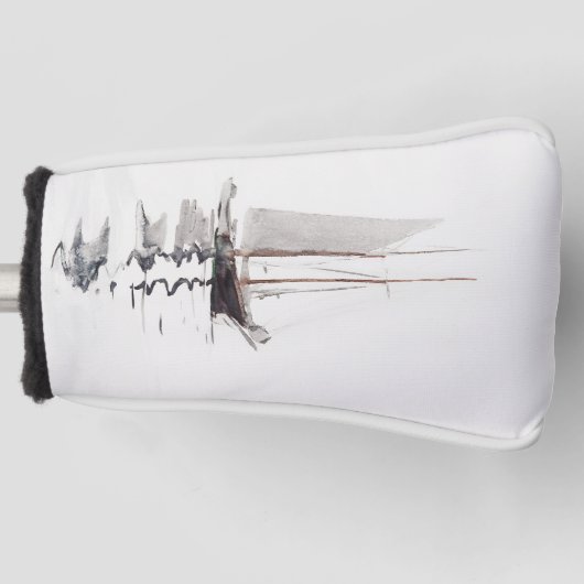 Tweesmasted Schooner met Dory door Winslow Homer Golfheadcover (Voorkant)