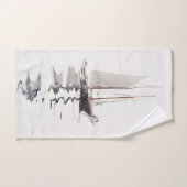 Tweesmasted Schooner met Dory door Winslow Homer Handdoek (Handdoek)