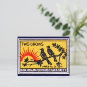  tweestatenlabel briefkaart (Staand voorkant)