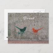 Tweet Briefkaart (Voorkant / Achterkant)