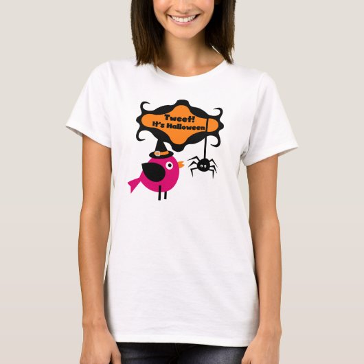 Tweet Halloween T-shirts en Gifts (Voorkant)
