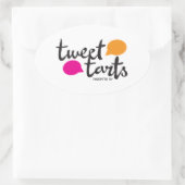 Tweet Tarts Sticker ovale (Sac)