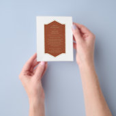 Tweetalig Spaans Huwelijk Budget Bruiloft Flyer (Hand)