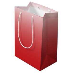 Tweetalige gradiëntombre fiery red medium cadeauzakje