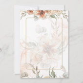 Tweetalige Invitación de Boda Boho Sjabloon Kaart (Achterkant)