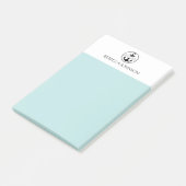 Tweetalige "Van de Dek van"douanenaam Post-it® Notes (Schuin)