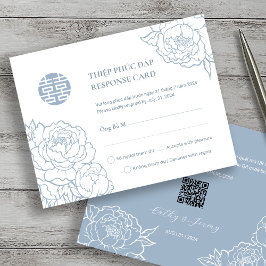 Tweetalige Vietnamese pioenensong van Dusty Blue R