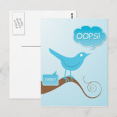 Tweetez ! Carte postale (Devant / Derrière)
