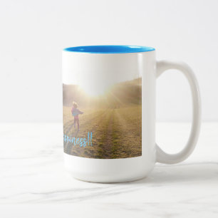 Tweetone Mok, 444 ml Tweekleurige Koffiemok