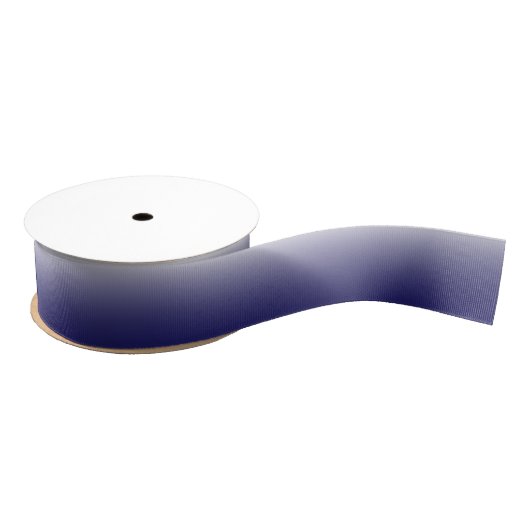 Tweetonige gradiënt ombre marvy blue grosgrain lint (Spoel)