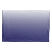 Tweetonige gradiënt ombre marvy blue kussensloop (Achterkant)