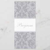 Tweetonige grijze weddenschapsprogramma's programma (Achterkant)