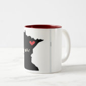  tweetonige koffie Mok Minnesota (Voorkant rechts)