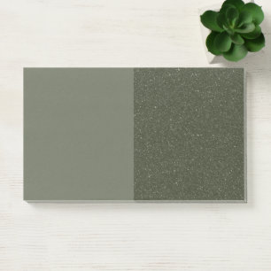 Tweetonige mos groene kleverige post-it notities ( post-it® notes