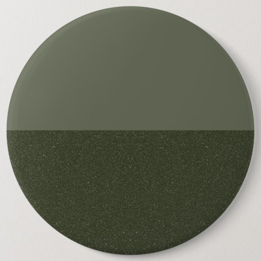 Tweetonige Moss Green Glitter Button - (Voorkant)