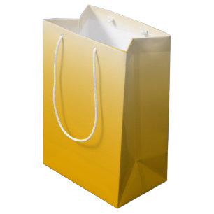 Tweetoongradiënt ombre geel medium cadeauzakje