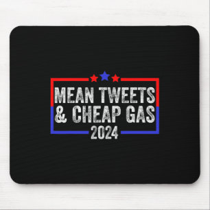 Tweets en goedkope Gas Grappig 2024 Pro Trump Muismat