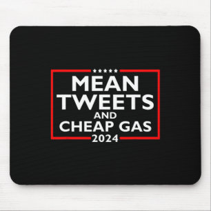 Tweets en goedkope Gas Grappig 2024 Pro-Trump verk Muismat