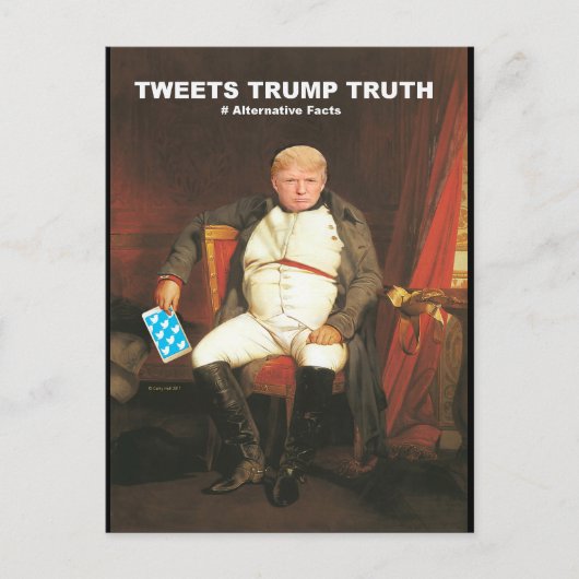 Tweets Trump Truth Briefkaart (Voorkant)