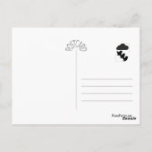 Tweetstorms Carte postale Haiku (Dos)