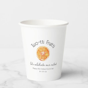 Tweetti Fruitti Cutie Citrus Fruit Birthday Papieren Bekers