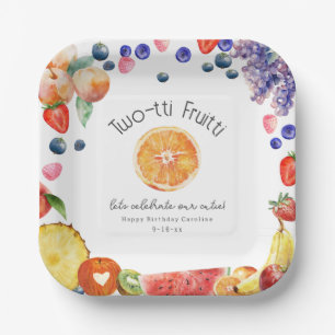 Tweetti Fruitti Cutie Fruit Birthday Papieren Bordje