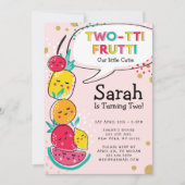 Tweetti Frutti Frutti Fruittekenaarten van de gebo Kaart (Voorkant)