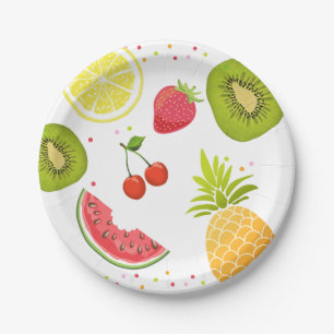 Tweettifrutti Birthday Paper Borden Tutti frutity Papieren Bordje