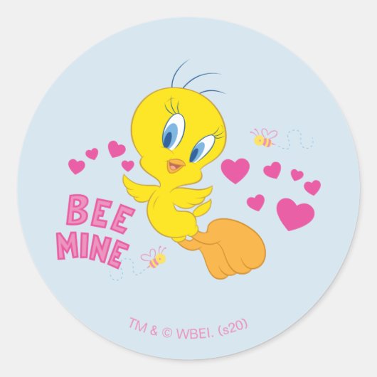 TWEETY™ - bijenmijn Ronde Sticker (Voorkant)
