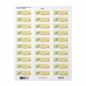 Tweety Bird Retouradreslabel Etiket (Full Sheet)