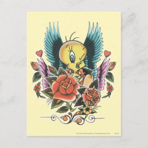 TWEETY™ blauwe vleugels Briefkaart