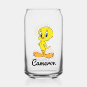TWEETY™ | Clever Bird Blikvorm Glas (Achterkant)