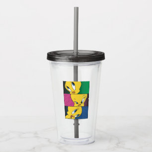TWEETY™ Comic Panels Acryl Drinkbeker