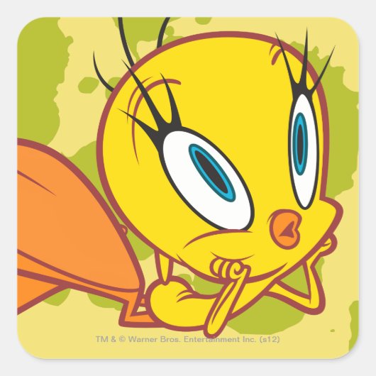 TWEETY™ Dagdromen Vierkante Sticker (Voorkant)