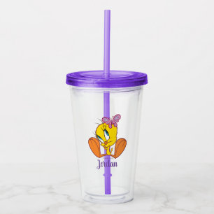 Tweety en Butterfly 2 Acryl Drinkbeker