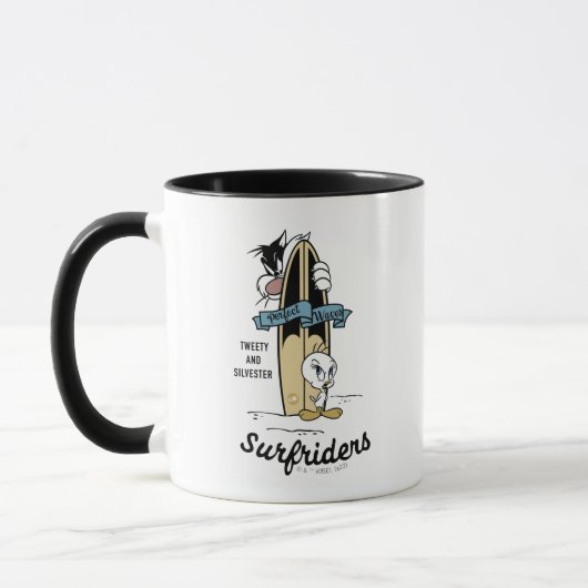 TWEETY™- en SYLVESTER™-surfriezen Mok (Links)