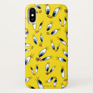 TWEETY™ Face Pattern iPhone X Hoesje
