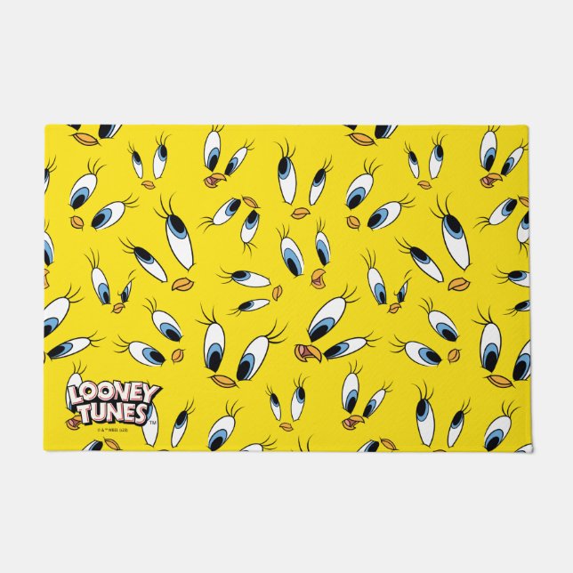 TWEETY™ Face Pattern Deurmat (Voorkant)