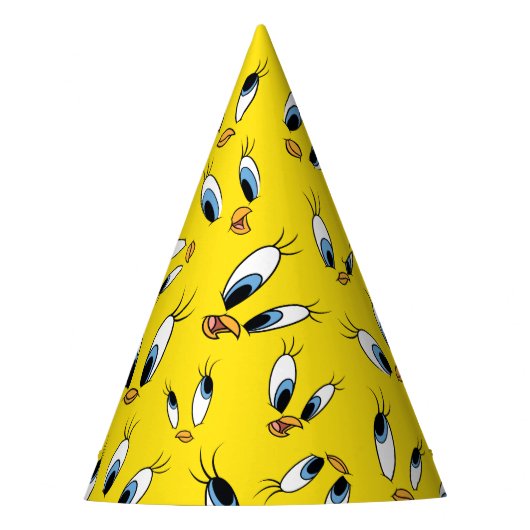 TWEETY™ Face Pattern Feesthoedjes (Voorkant)