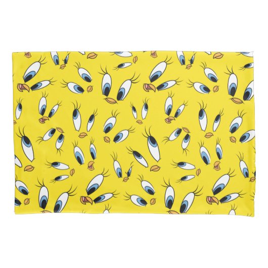 TWEETY™ Face Pattern Kussensloop (Voorkant)