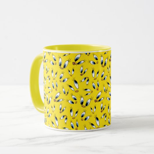 TWEETY™ Face Pattern Mok (Voorkant links)