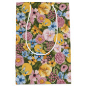 TWEETY™ Floral Embroidery Pattern Medium Cadeauzakje (Voorkant)