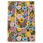 TWEETY™ Floral Embroidery Pattern Medium Cadeauzakje (Achterkant)