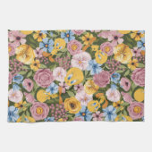 TWEETY™ Floral Embroidery Pattern Theedoek (Horizontaal)