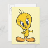 TWEETY™ geopende armen Briefkaart (Voorkant / Achterkant)