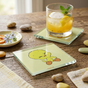 Tweety Glazen Onderzetter